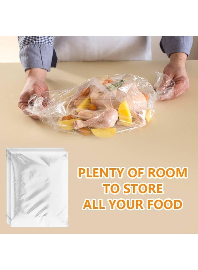 أكياس طهي وشواء كبيرة جدًا للديك الرومي واللحوم - أكياس مقاومة للحرارة العالية تحافظ على الرطوبة والنكهة - مثالية للدواجن والأسماك واللحوم المشوية الكبيرة - عبوة من 8 أكياس - Image 2